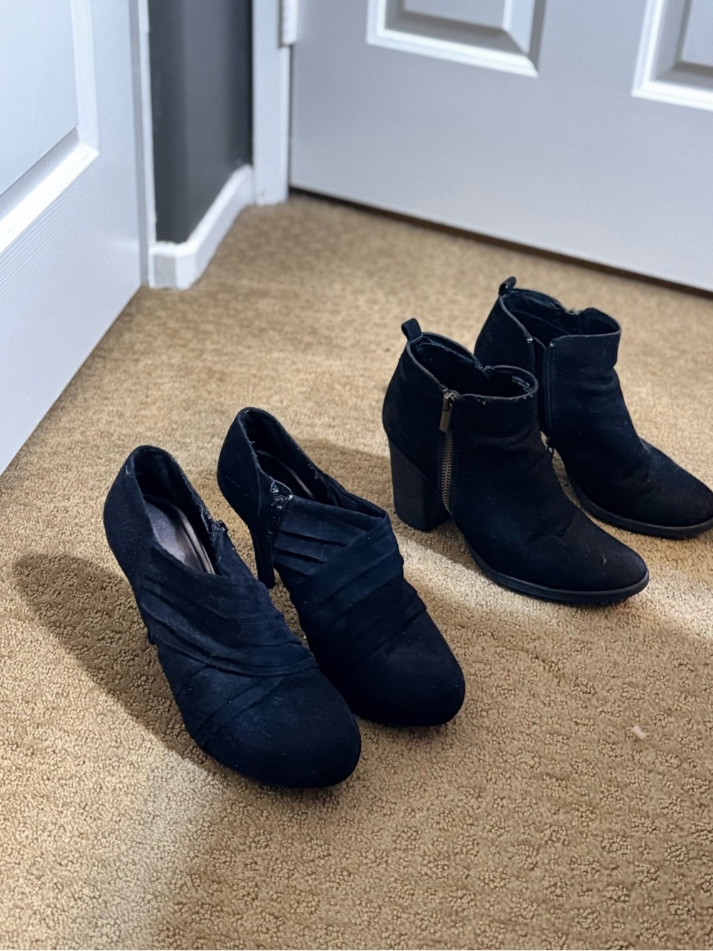 BUNDLE OF 2 Black Heels/Booties | Women’s Size 8.5